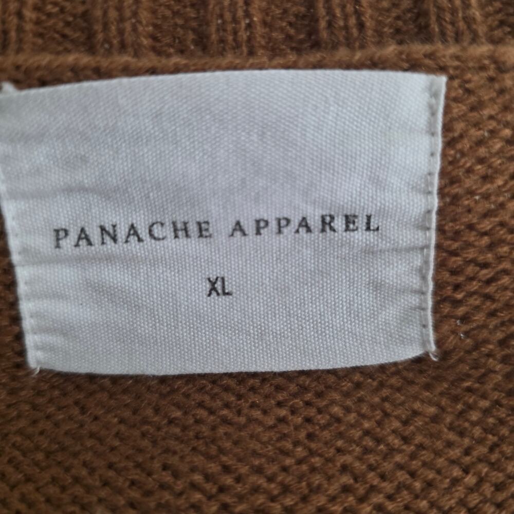 Panache Apparel Rock & Roll Sweater Brown Size XL - Picture 6 of 8